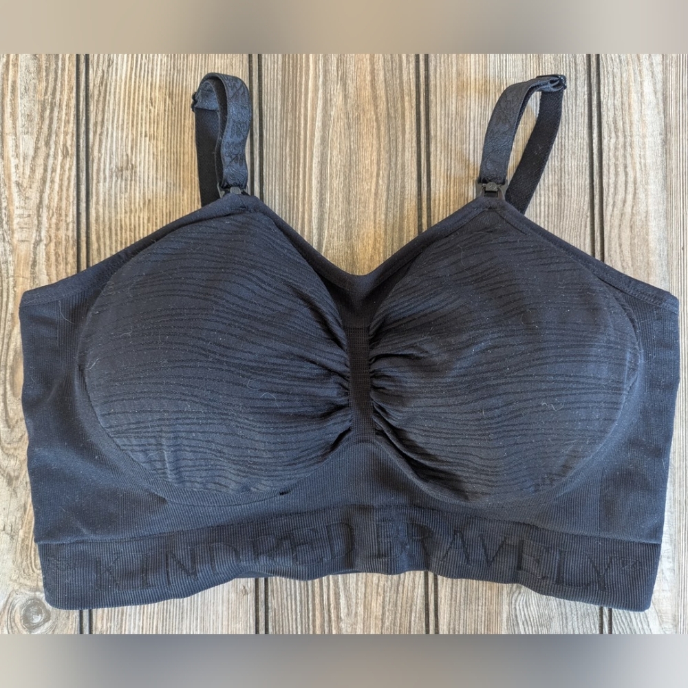 Kindred Bravely Sublime Hands-Free & Nursing Bra XL black excellent condition